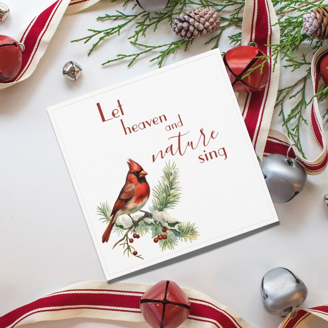 Tarjeta de Navidad Cardinal Inspiradora (Subido por el creador)