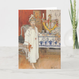 Tarjeta de Navidad - Carl Larsson