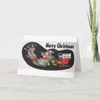 Tarjeta de Navidad chistosa