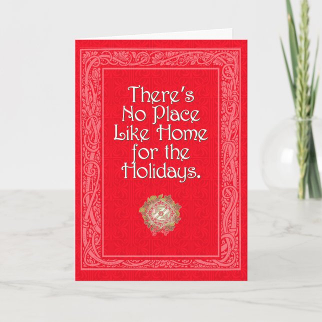 TARJETA DE NAVIDAD CLÁSICA DEL MAGO DE OZ (Anverso)