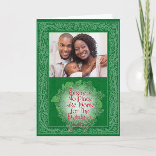 Tarjeta de Navidad Clásica del Mago de Oz VERDE