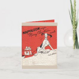 Tarjeta de Navidad Clifford McBride/Napoleon Comic