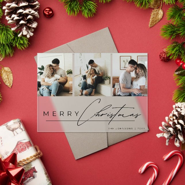 Tarjeta de Navidad Collage de Fotos con Script Mod (Insitu (Vacaciones))