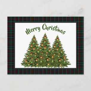 Tarjeta de Navidad con árbol de Navidad