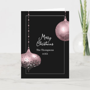 Tarjeta de Navidad con Collage de Fotos Familiares