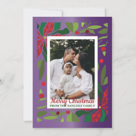 Tarjeta de Navidad con Foto