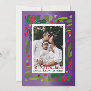 Tarjeta de Navidad con Foto