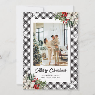 Tarjeta de Navidad con Foto Botánica de Cuadros Ne