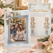 Tarjeta de Navidad con Foto de Cascanueces de Hort