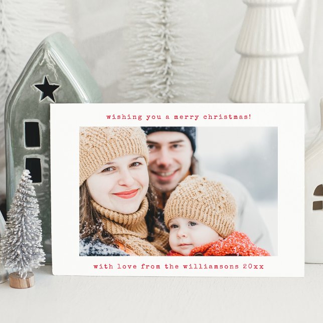 Tarjeta de Navidad con Foto de Dos Máquinas de Esc (Subido por el creador)