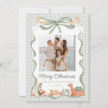 Tarjeta de Navidad con foto de la Natividad Cristi