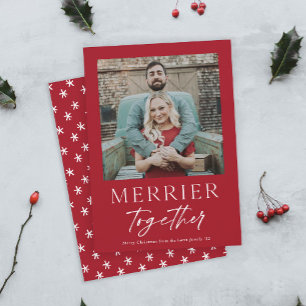 Tarjeta de Navidad con Foto de Presupuesto Alegre 