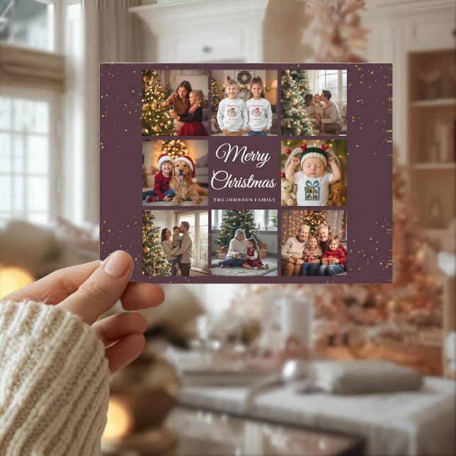 Tarjeta de Navidad con foto Elegant 8 (Subido por el creador)