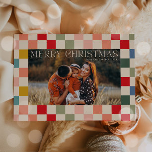 Tarjeta de Navidad con Foto en Marco de Cuadros Br