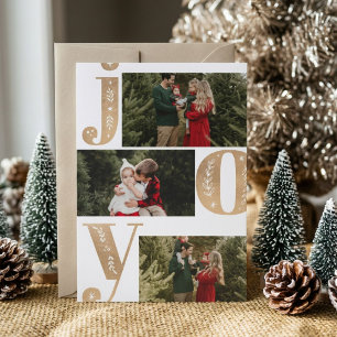 Tarjeta de Navidad con Foto Familiar