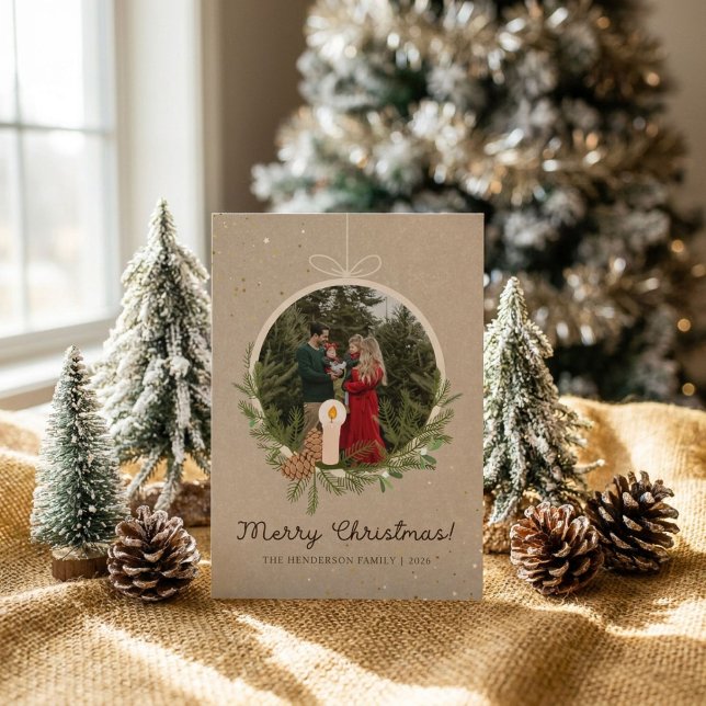 Tarjeta de Navidad con Foto Familiar (Subido por el creador)