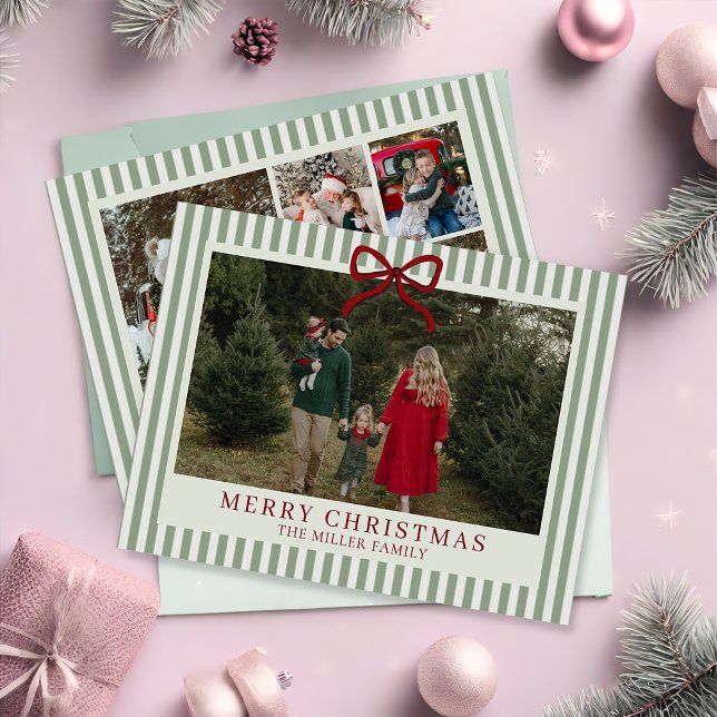 Tarjeta de Navidad con Foto Familiar de Raya Salvi (Subido por el creador)