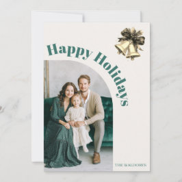 Tarjeta de Navidad con Foto Familiar | Felices Fie