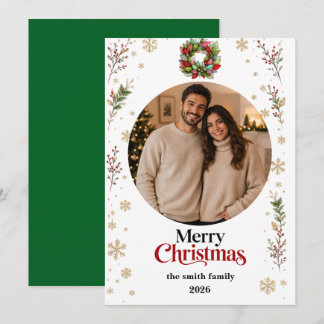 Tarjeta de Navidad con Foto | Feliz Navidad