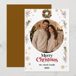 Tarjeta de Navidad con Foto | Feliz Navidad
