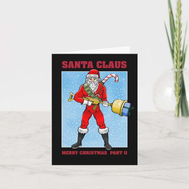 Tarjeta de Navidad con Foto Parte 2 Feliz Navidad (Anverso)