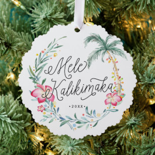 Tarjeta de Navidad con Foto Personalizada de Mele