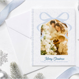 Tarjeta de Navidad con Foto 'Qué Año', Toile de In