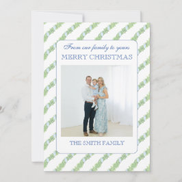 Tarjeta de Navidad con Guirnalda Grandmillenial