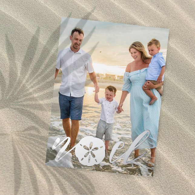 Tarjeta de Navidad con holograma de foto navideña  (Subido por el creador)