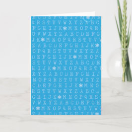 Tarjeta de Navidad con juego de palabras de First