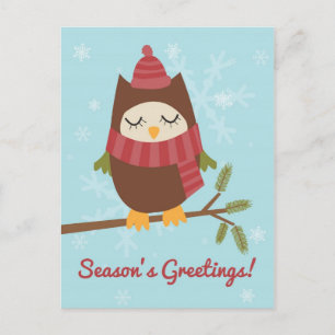 tarjeta de navidad con lechón lindo en rama de pin