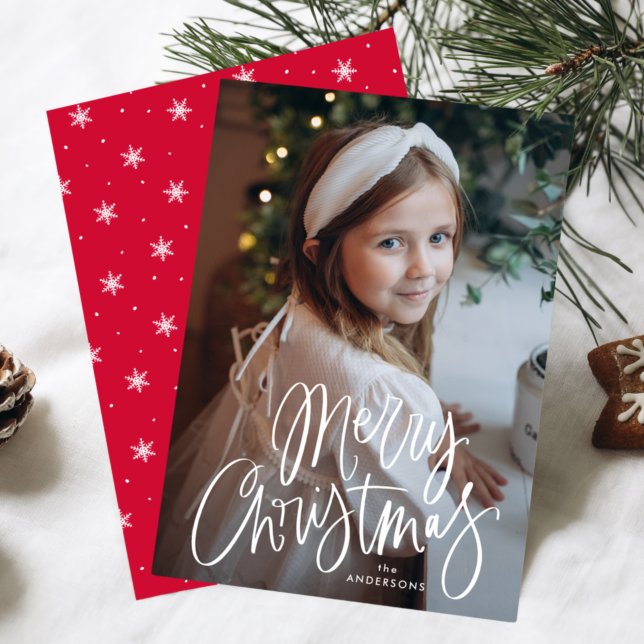 Tarjeta de Navidad con Letra Caprichosa (Subido por el creador)