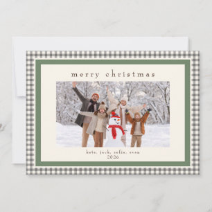 Tarjeta de Navidad con Mensaje en Parte Posterior