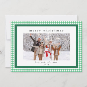 Tarjeta de Navidad con Mensaje en Parte Posterior