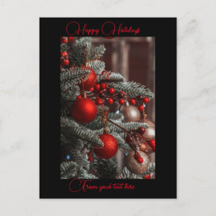Tarjeta de Navidad con mensaje personalizado