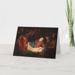 Tarjeta de Navidad con tema religioso