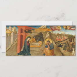Tarjeta de Navidad con tema religioso