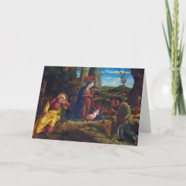 Tarjeta de Navidad con tema religioso