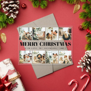 Tarjeta de Navidad con Tipografía Mínima
