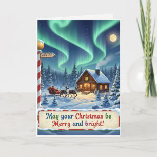 Tarjeta de navidad - Corazón amargo y brillante