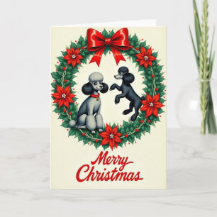 Tarjeta de Navidad Corona Canina