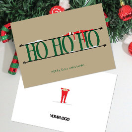 Tarjeta de Navidad Corporativa de Duendes Travieso