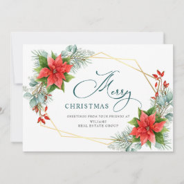 Tarjeta de Navidad Corporativa Elegante de Nochebu