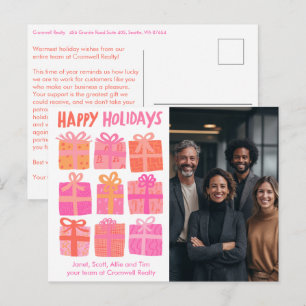 Tarjeta de Navidad Corporativa Empresarial Persona