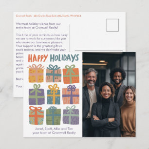 Tarjeta de Navidad Corporativa Empresarial Persona