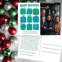 Tarjeta de Navidad Corporativa Empresarial Persona