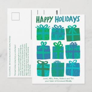 Tarjeta de Navidad Corporativa Empresarial Persona