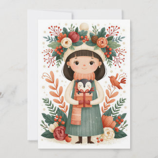 Tarjeta de Navidad corporativa personalizada para