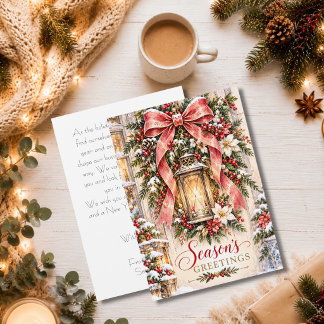 Tarjeta de Navidad corporativa personalizada para