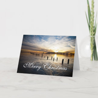 Tarjeta de Navidad Costa del Golfo de Mississippi